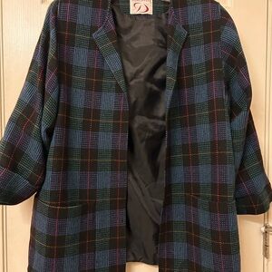 Doncaster Multicolor Plaid Blazer